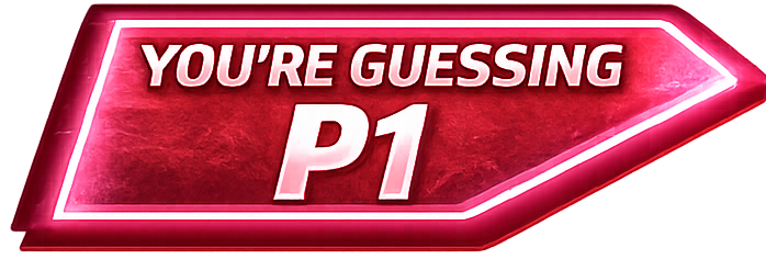 You're guessing P1